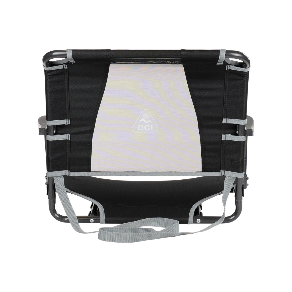 Compact Cushion Big Comfort Stadium Chair with Armrests - Choice 465 - Ergonomic Portable Stadium Seat for Sports Events Detail