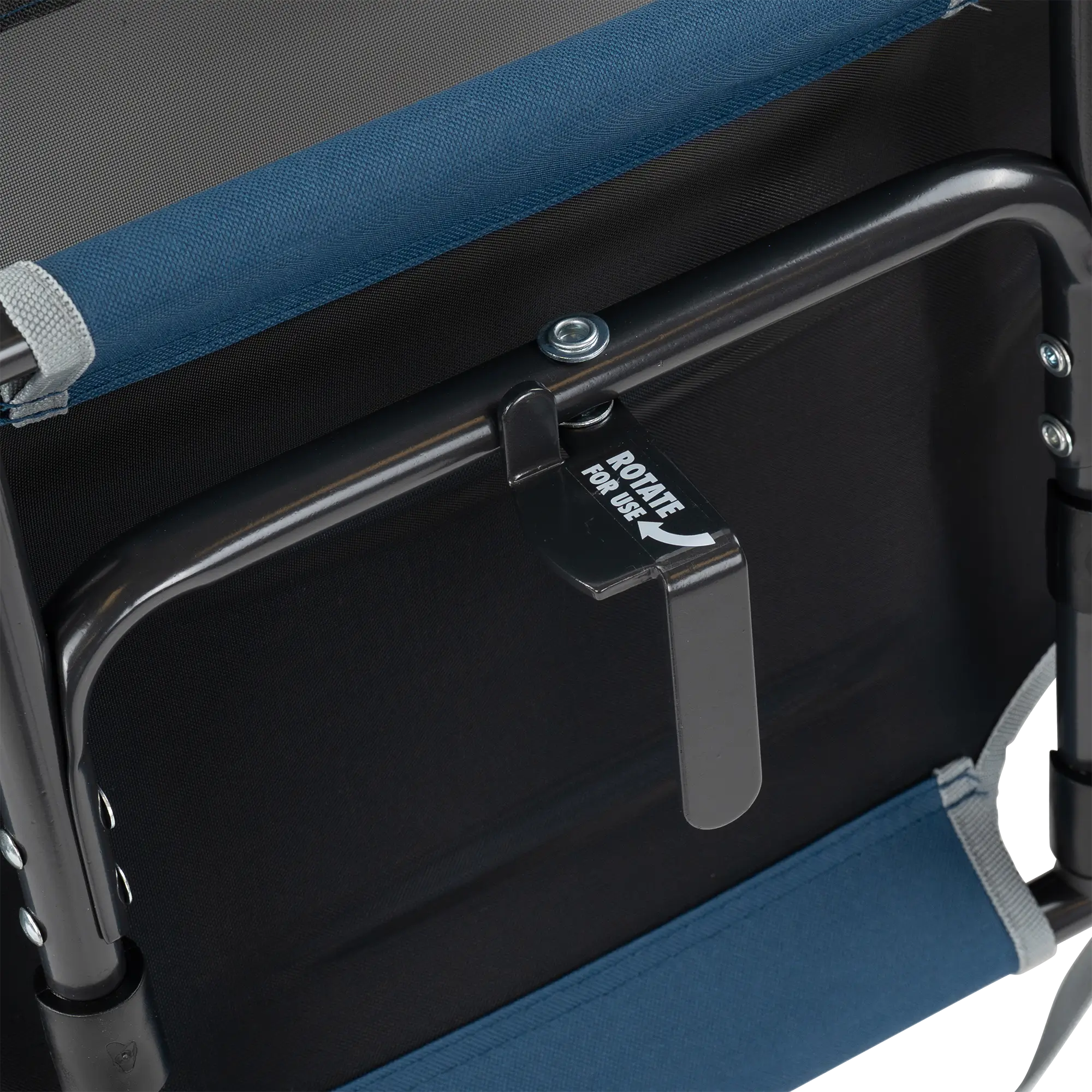 Compact Cushion Big Comfort Stadium Chair with Armrests - Choice 465 - Ergonomic Portable Stadium Seat for Sports Events Detail