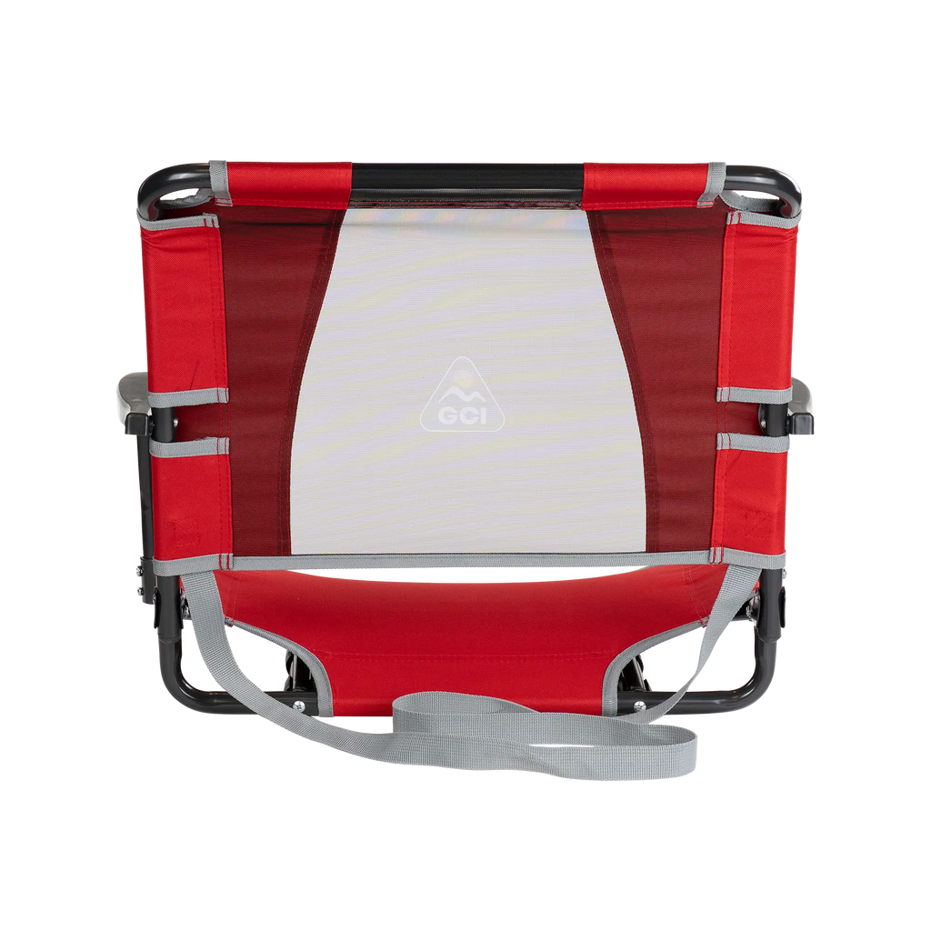 Compact Cushion Big Comfort Stadium Chair with Armrests - Choice 465 - Ergonomic Portable Stadium Seat for Sports Events Detail