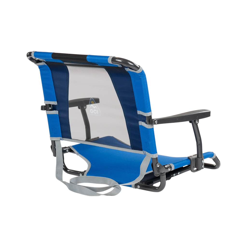 Compact Cushion Big Comfort Stadium Chair with Armrests - Choice 465 - Ergonomic Portable Stadium Seat for Sports Events Detail
