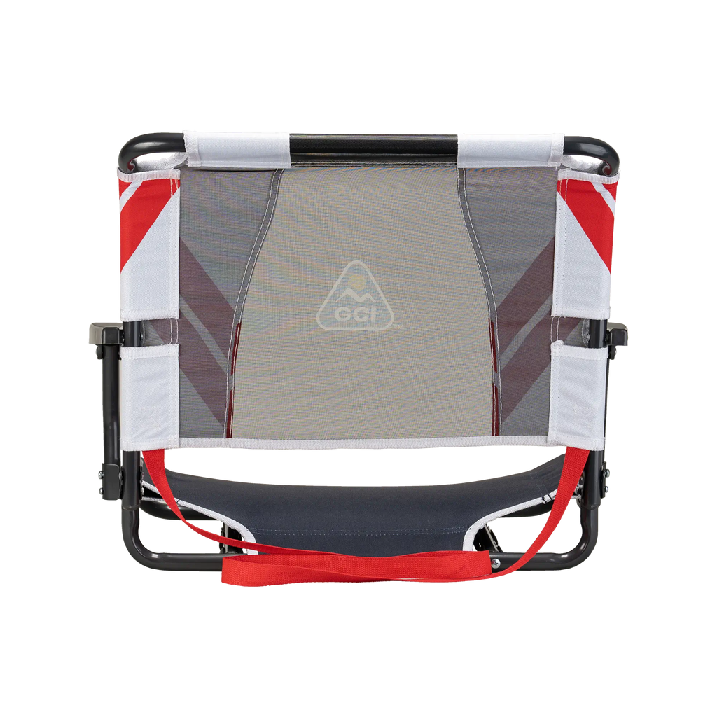 Compact Cushion Big Comfort Stadium Chair with Armrests - Choice 465 - Ergonomic Portable Stadium Seat for Sports Events Detail