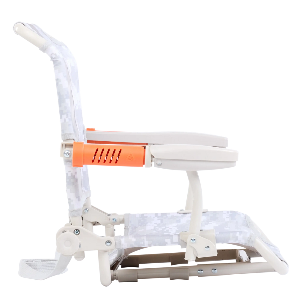 Patented Spring-Action Stadium Rock-Cliner - Choice 540 - Heavy-Duty Kickback Rocker with Beverage Holder Detail