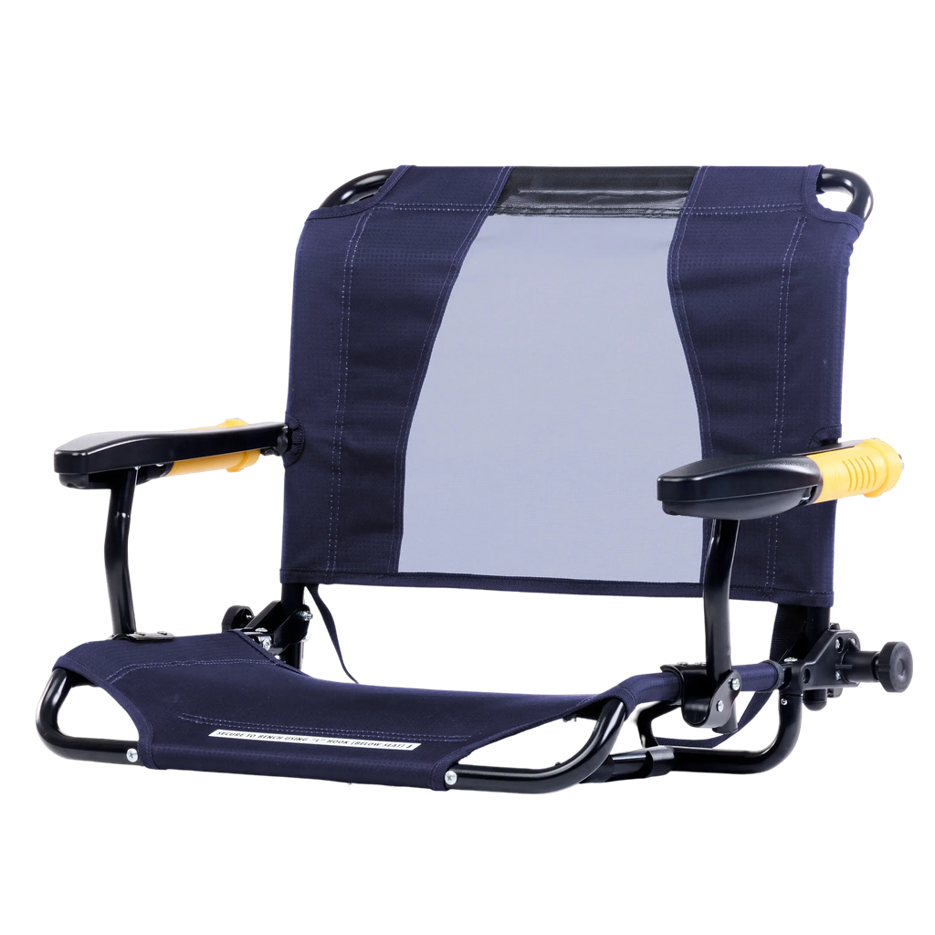 Patented Spring-Action Stadium Rock-Cliner - Choice 540 - Heavy-Duty Kickback Rocker with Beverage Holder Detail