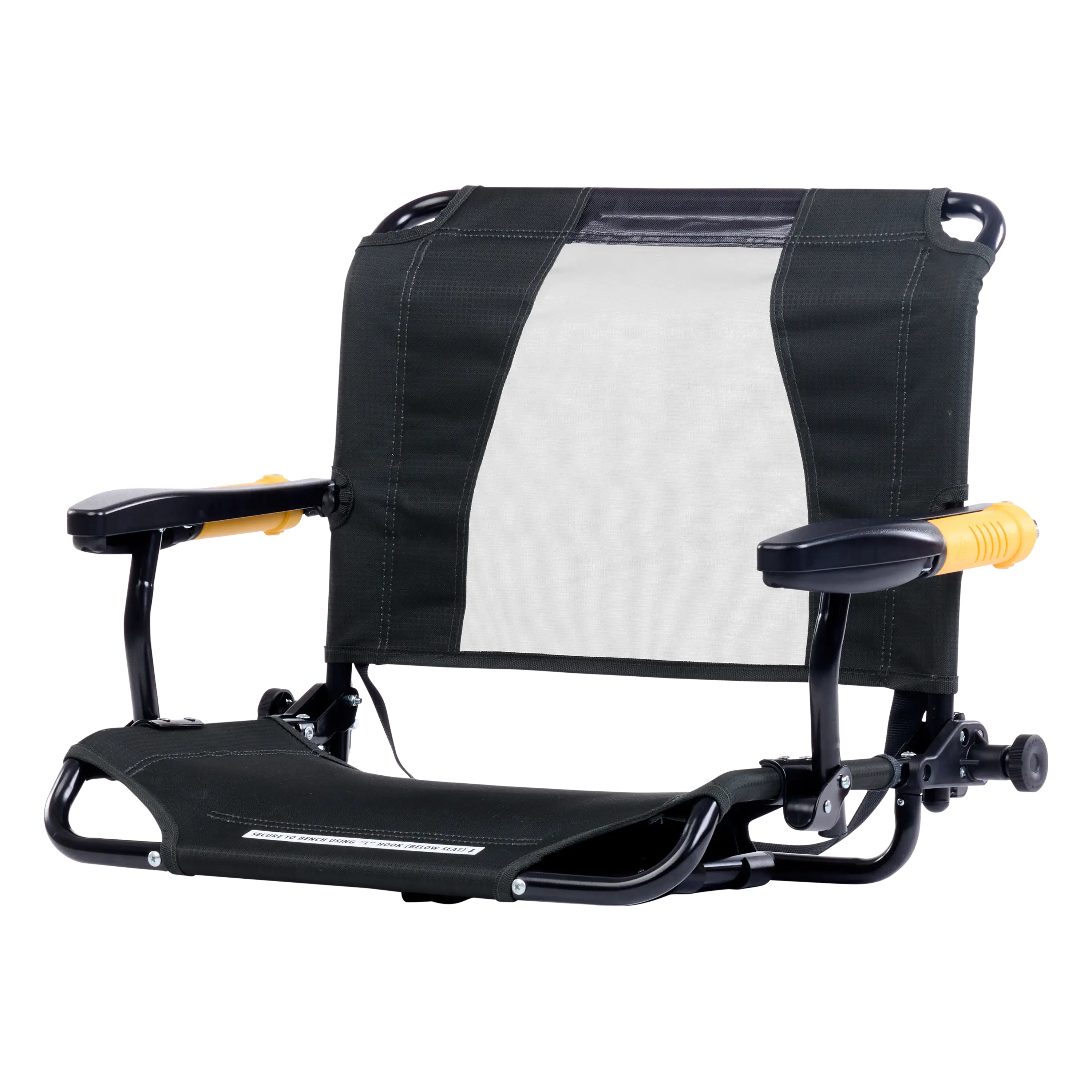 Patented Spring-Action Stadium Rock-Cliner - Choice 540 - Heavy-Duty Kickback Rocker with Beverage Holder Detail