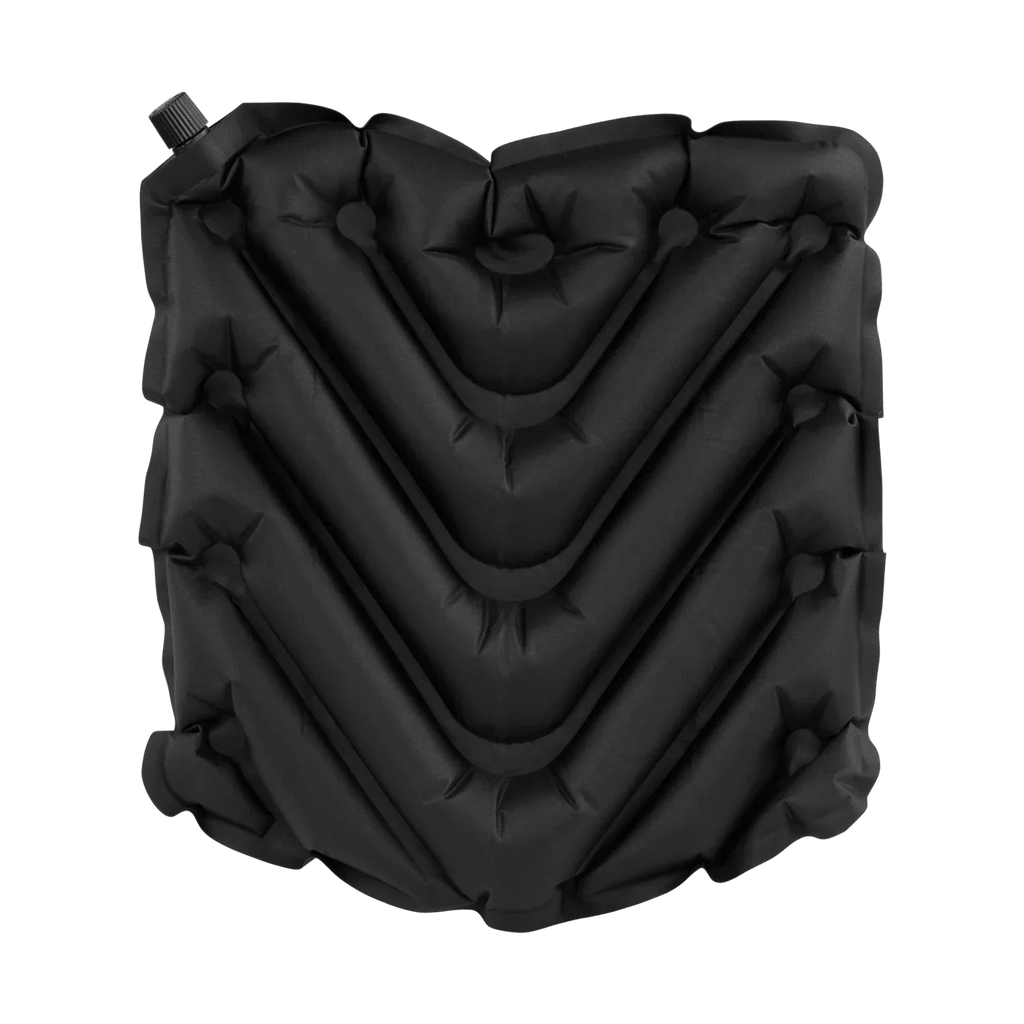 Ergonomic Back-Support College V Seat Inflatable Stadium Cushion - Iowa Hawkeyes - Choice 157 - Lightweight Folding Bleacher Chair with Cushioning Detail