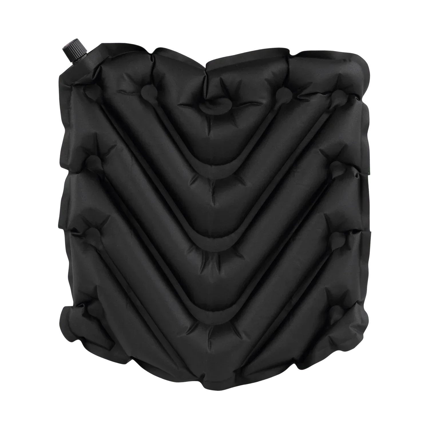 Ergonomic Back-Support College V Seat Inflatable Stadium Cushion - Iowa Hawkeyes - Choice 157 - Lightweight Folding Bleacher Chair with Cushioning Detail