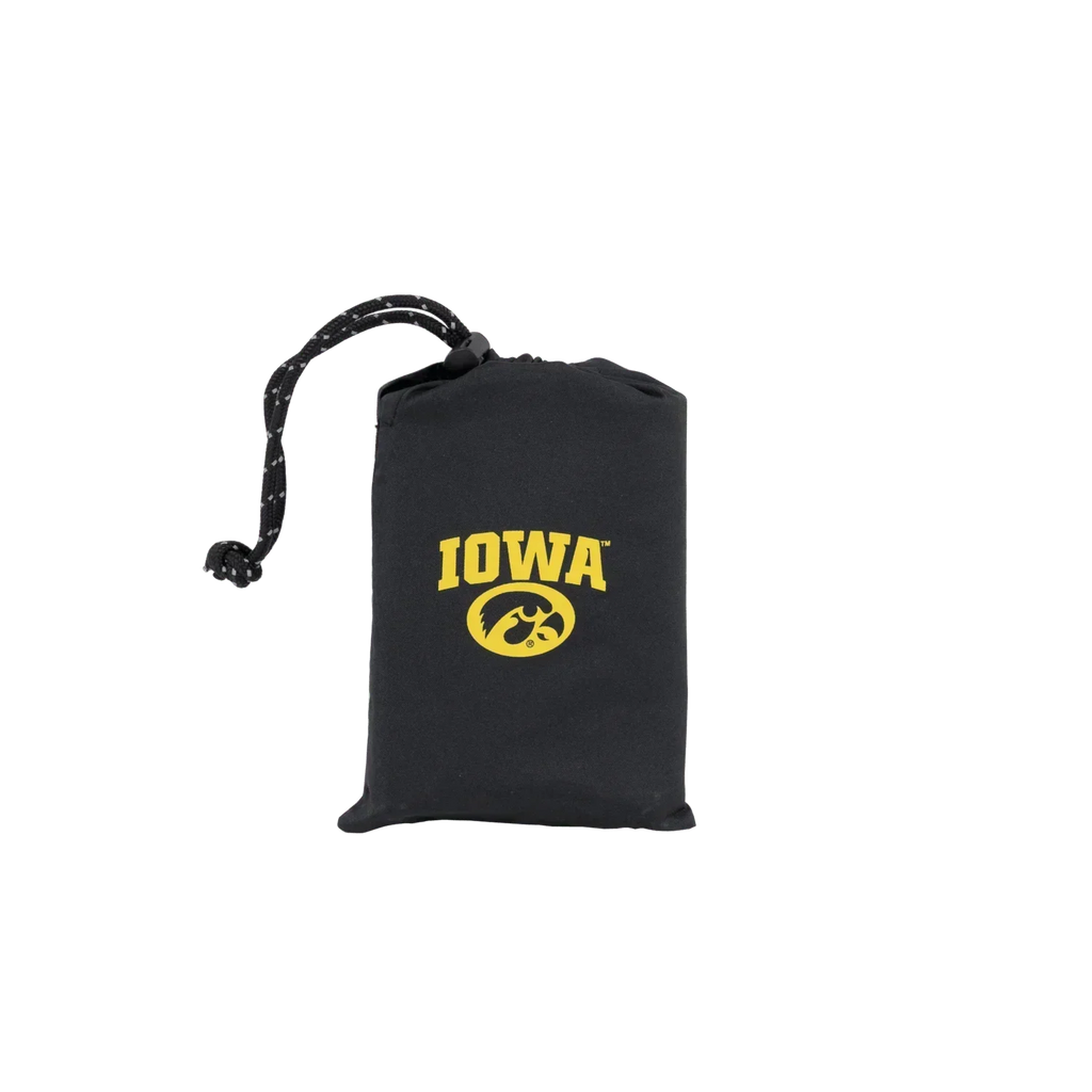Ergonomic Back-Support College V Seat Inflatable Stadium Cushion - Iowa Hawkeyes - Choice 157 - Lightweight Folding Bleacher Chair with Cushioning Detail