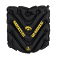 Ergonomic Back-Support College V Seat Inflatable Stadium Cushion - Iowa Hawkeyes - Choice 157 - Lightweight Folding Bleacher Chair with Cushioning - Default Title