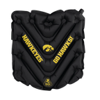 Ergonomic Back-Support College V Seat Inflatable Stadium Cushion - Iowa Hawkeyes - Choice 157 - Lightweight Folding Bleacher Chair with Cushioning - Default Title