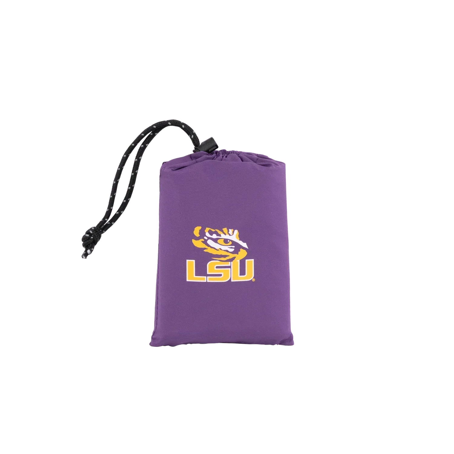 Secure-Hook College V Seat Inflatable Stadium Cushion - LSU Tigers - Choice 762 - Lightweight Folding Bleacher Chair with Cushioning Detail