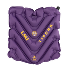 Secure-Hook College V Seat Inflatable Stadium Cushion - LSU Tigers - Choice 762 - Lightweight Folding Bleacher Chair with Cushioning - Default Title