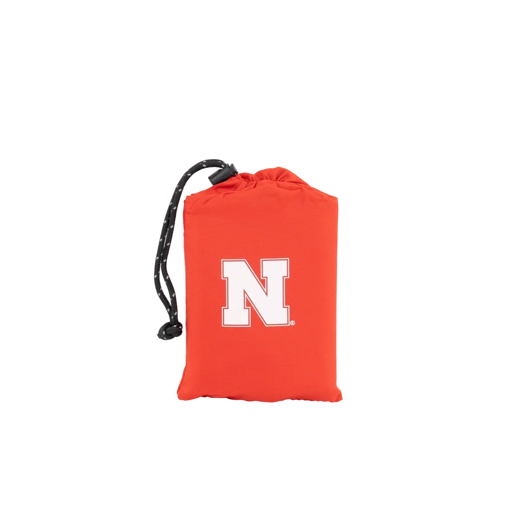 Ultra-Lightweight College V Seat Inflatable Stadium Cushion - Nebraska Cornhuskers - Choice 277 - Bleacher-Friendly Stadium Chair with Back Support Detail