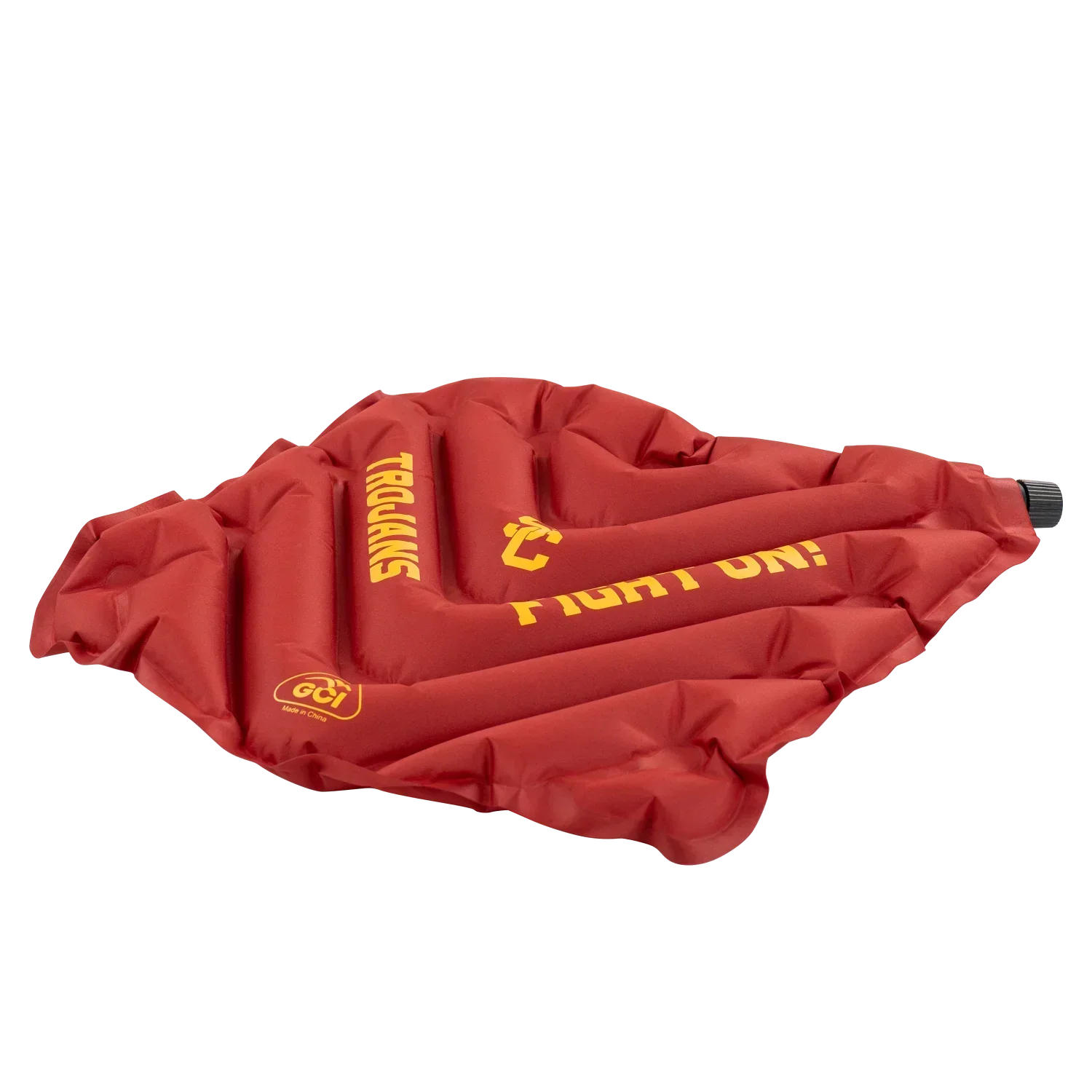 Compact Cushion College V Seat Inflatable Stadium Cushion - USC Trojans - Choice 523 - Lightweight Folding Bleacher Chair with Cushioning Detail