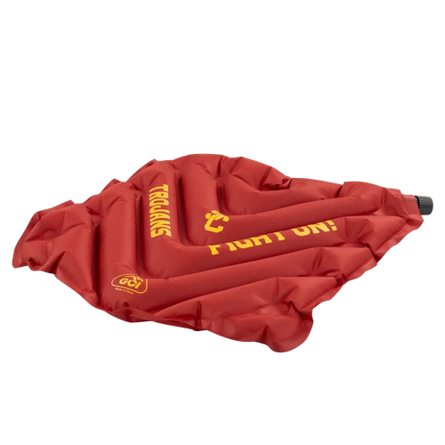 Compact Cushion College V Seat Inflatable Stadium Cushion - USC Trojans - Choice 523 - Lightweight Folding Bleacher Chair with Cushioning Detail
