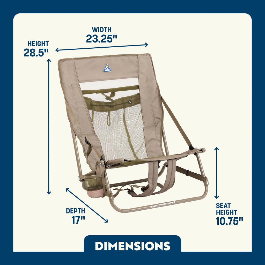 Backpack Travel Everywhere Chair 2 - Choice 656 - Multi-Position Outdoor Beach Chair with Pillow Detail