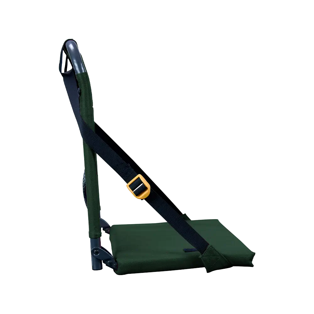 Bleacher-Friendly BleacherBack - Choice 696 - Grandstand Cushion Seat with Secure Under-Bench Hooks Detail