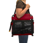 Bleacher-Friendly BleacherBack - Choice 696 - Grandstand Cushion Seat with Secure Under-Bench Hooks Detail