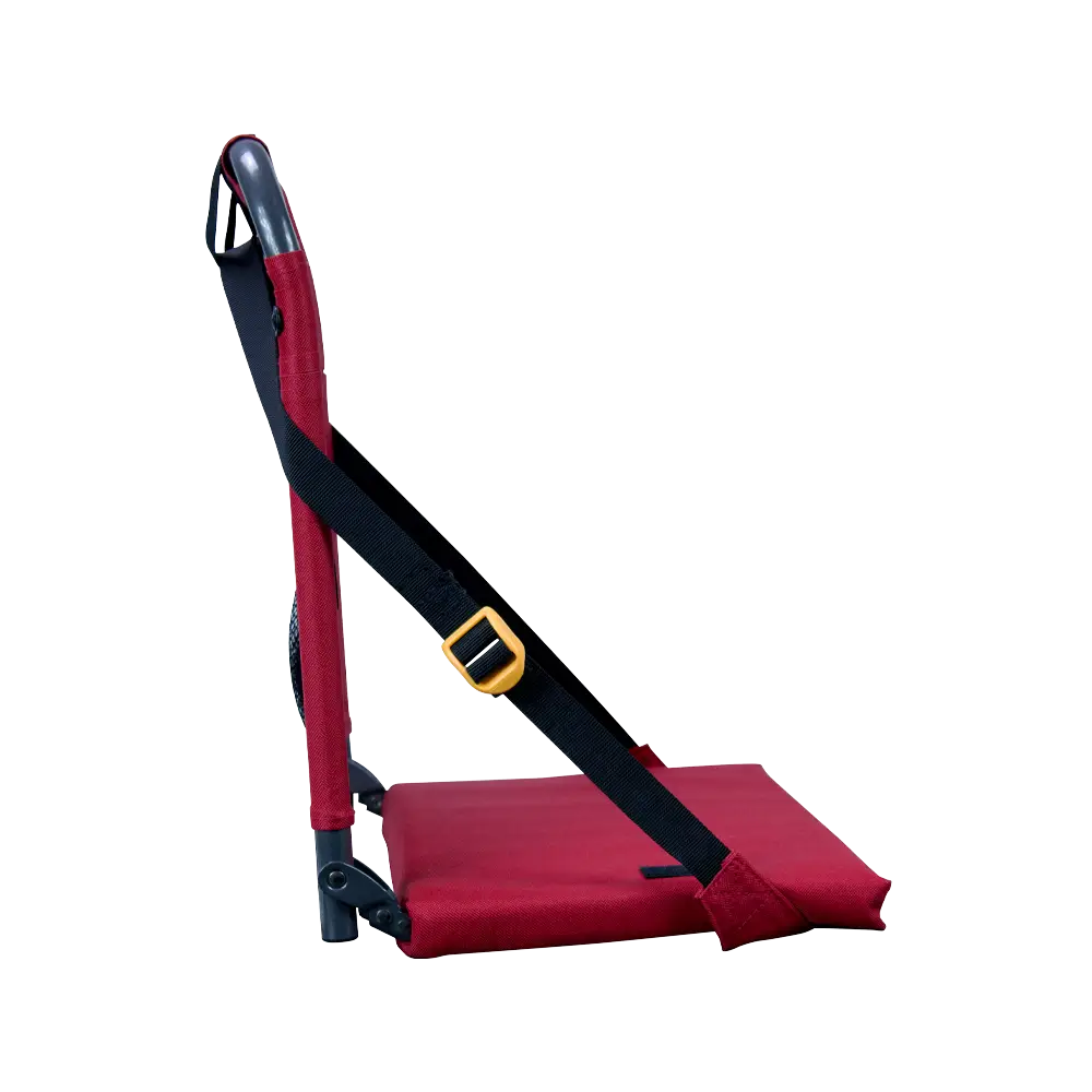 Bleacher-Friendly BleacherBack - Choice 696 - Grandstand Cushion Seat with Secure Under-Bench Hooks Detail