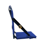 Bleacher-Friendly BleacherBack - Choice 696 - Grandstand Cushion Seat with Secure Under-Bench Hooks Detail