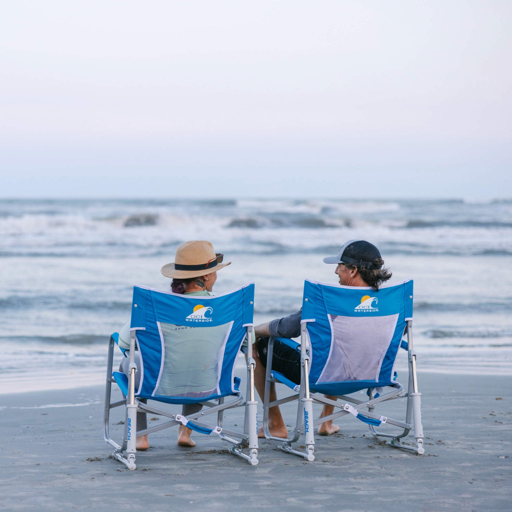 Smooth Motion Beach Rocker - Choice 712 - Freestyle Rocker Portable Outdoor Folding Chair Detail