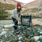 Heavy-Duty Freestyle Freestyle Rocker - Choice 711 - Heavy-Duty Kickback Rocker with Beverage Holder Detail