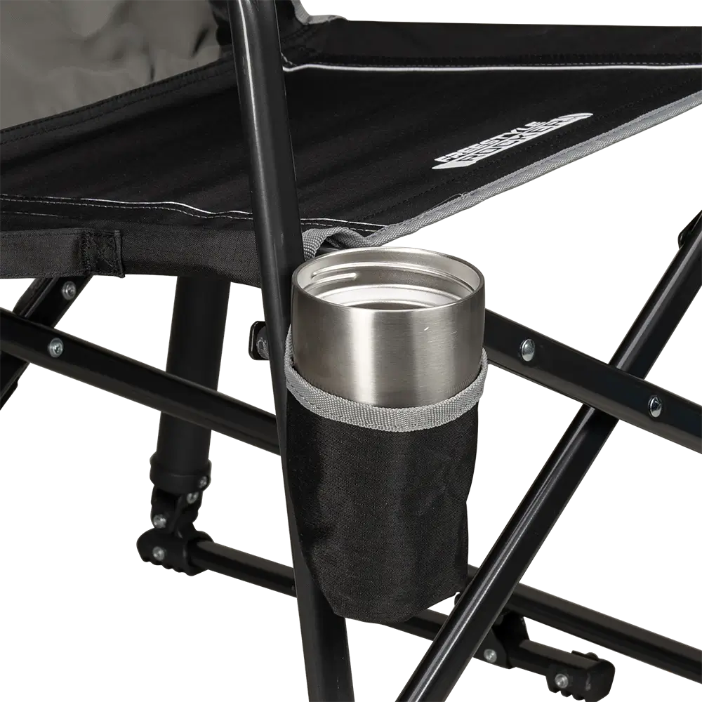 Heavy-Duty Freestyle Freestyle Rocker - Choice 711 - Heavy-Duty Kickback Rocker with Beverage Holder Detail