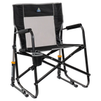 Heavy-Duty Freestyle Freestyle Rocker - Choice 711 - Heavy-Duty Kickback Rocker with Beverage Holder - Black