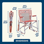 Heavy-Duty Freestyle Freestyle Rocker - Choice 711 - Heavy-Duty Kickback Rocker with Beverage Holder Detail