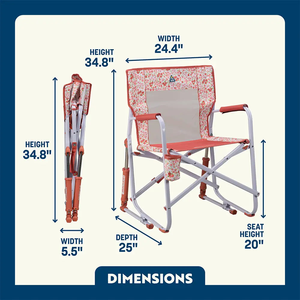 Heavy-Duty Freestyle Freestyle Rocker - Choice 711 - Heavy-Duty Kickback Rocker with Beverage Holder Detail