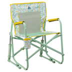 Heavy-Duty Freestyle Freestyle Rocker - Choice 711 - Heavy-Duty Kickback Rocker with Beverage Holder - Green/Yellow
