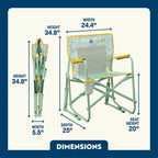 Heavy-Duty Freestyle Freestyle Rocker - Choice 711 - Heavy-Duty Kickback Rocker with Beverage Holder Detail
