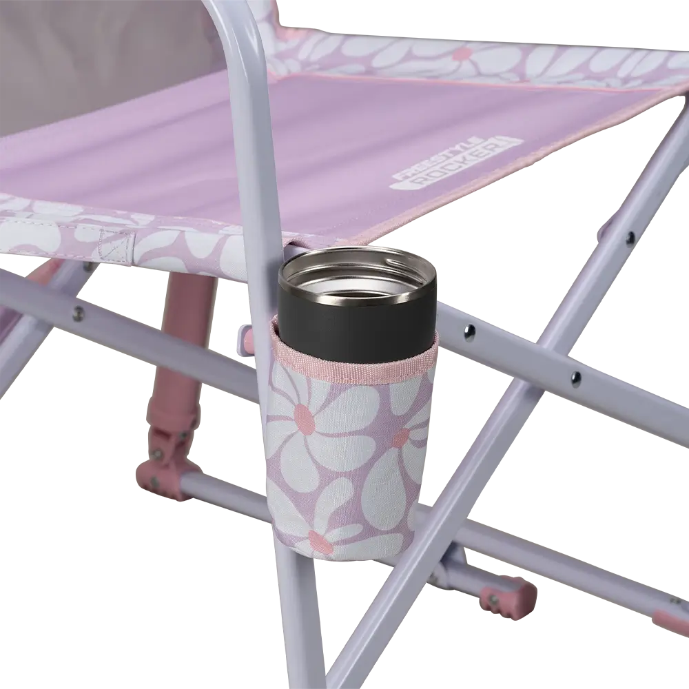 Heavy-Duty Freestyle Freestyle Rocker - Choice 711 - Heavy-Duty Kickback Rocker with Beverage Holder Detail