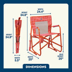 Heavy-Duty Freestyle Freestyle Rocker - Choice 711 - Heavy-Duty Kickback Rocker with Beverage Holder Detail