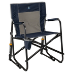 Heavy-Duty Freestyle Freestyle Rocker - Choice 711 - Heavy-Duty Kickback Rocker with Beverage Holder - Indigo