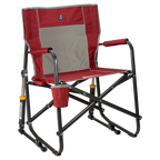 Heavy-Duty Freestyle Freestyle Rocker - Choice 711 - Heavy-Duty Kickback Rocker with Beverage Holder - Cinnamon