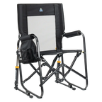 Smooth Motion Stowaway Rocker - Choice 794 - Patented Spring-Action Rocking Chair for Camping - Black