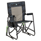 Smooth Motion Stowaway Rocker - Choice 794 - Patented Spring-Action Rocking Chair for Camping - Stealth Camo