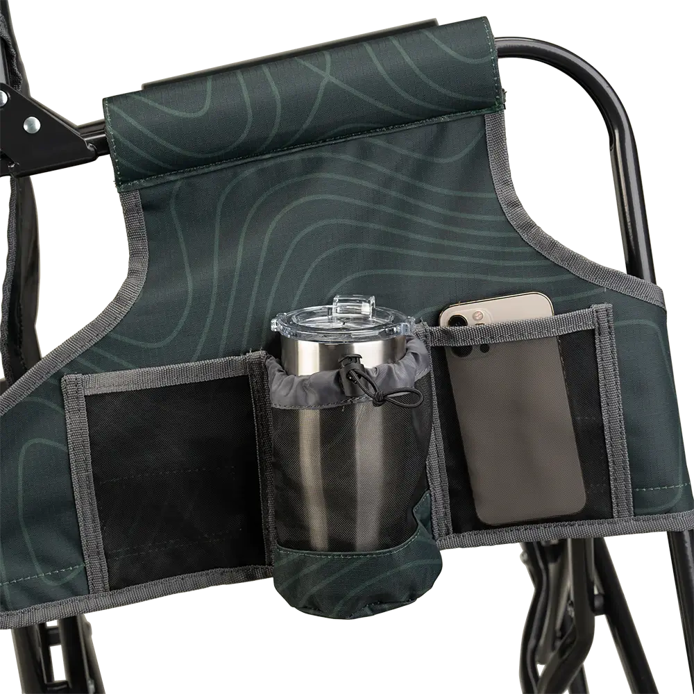 Smooth Motion Stowaway Rocker - Choice 794 - Patented Spring-Action Rocking Chair for Camping Detail