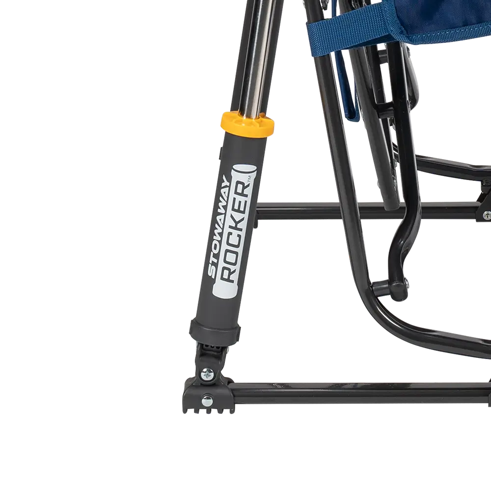 Smooth Motion Stowaway Rocker - Choice 794 - Patented Spring-Action Rocking Chair for Camping Detail