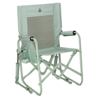 Smooth Motion Stowaway Rocker - Choice 794 - Patented Spring-Action Rocking Chair for Camping - Pastel Green