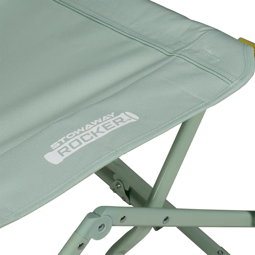 Smooth Motion Stowaway Rocker - Choice 794 - Patented Spring-Action Rocking Chair for Camping Detail