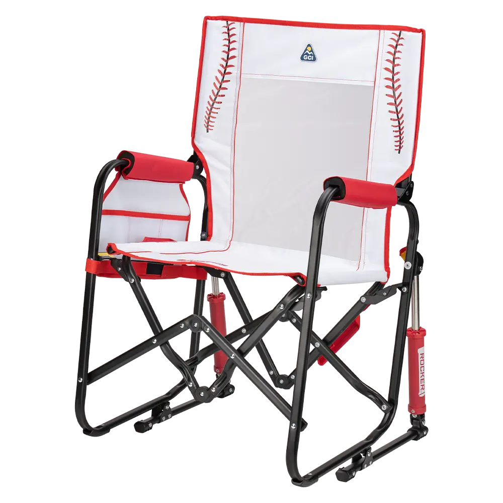 Smooth Motion Stowaway Rocker - Choice 794 - Patented Spring-Action Rocking Chair for Camping Detail