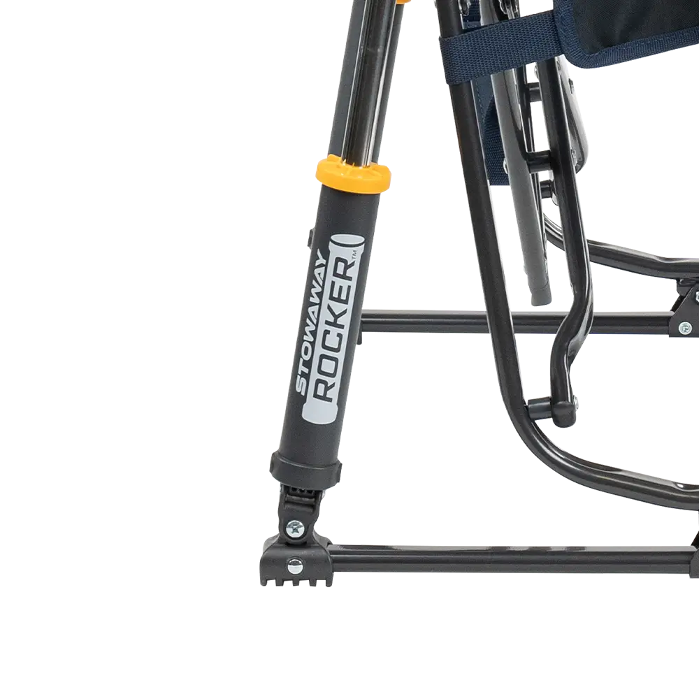 Smooth Motion Stowaway Rocker - Choice 794 - Patented Spring-Action Rocking Chair for Camping Detail