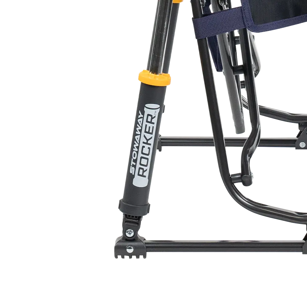 Smooth Motion Stowaway Rocker - Choice 794 - Patented Spring-Action Rocking Chair for Camping Detail