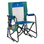 Smooth Motion Stowaway Rocker - Choice 794 - Patented Spring-Action Rocking Chair for Camping - Pickleball Green