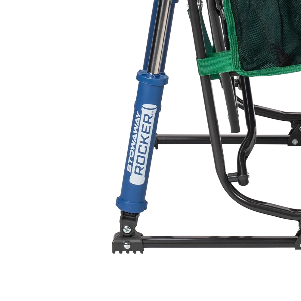 Smooth Motion Stowaway Rocker - Choice 794 - Patented Spring-Action Rocking Chair for Camping Detail