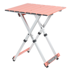 Slim-Fold Compact Camp Table 20 - Choice 513 - Multi-Functional Heavy-Duty Grilling Table Counter - Coral