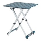 Slim-Fold Compact Camp Table 20 - Choice 513 - Multi-Functional Heavy-Duty Grilling Table Counter - Teal