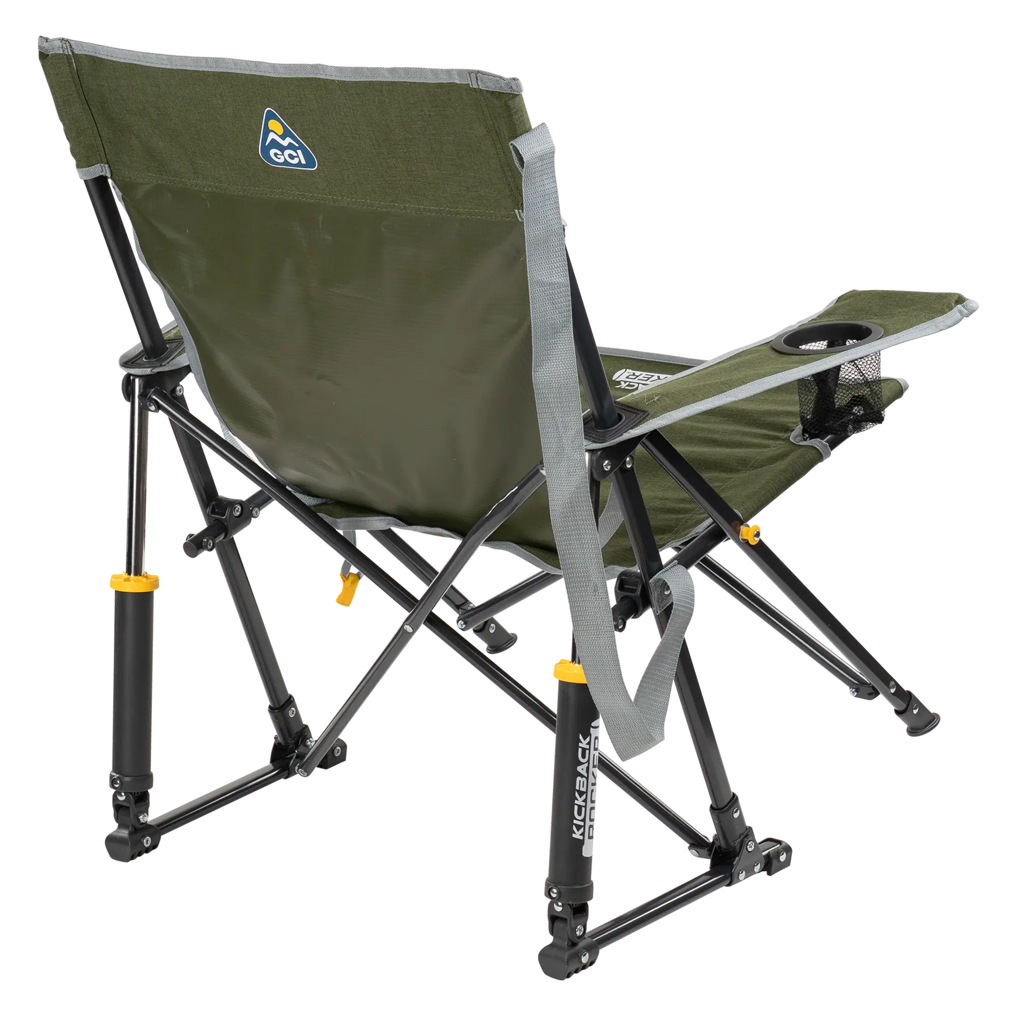 Luxury Camp Kickback Rocker - Choice 345 - Freestyle Rocker Portable Outdoor Folding Chair Detail