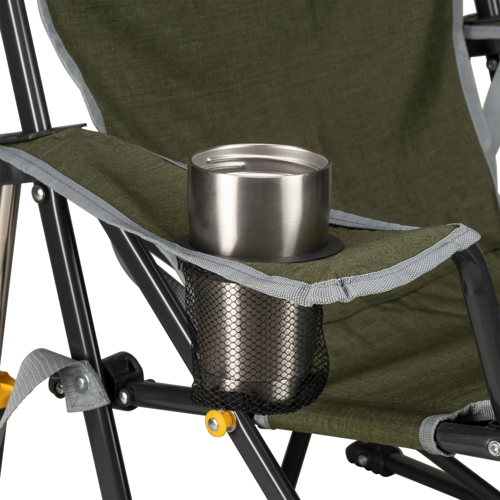 Luxury Camp Kickback Rocker - Choice 345 - Freestyle Rocker Portable Outdoor Folding Chair Detail
